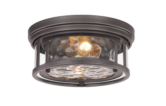Clarion Two Light Flush Mount in Bronze (224|493F2BRZ)