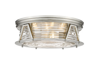 Cape Harbor Four Light Flush Mount in Brushed Nickel (224|491F4BN)