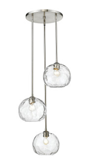 Chloe Three Light Chandelier in Brushed Nickel (224|490P103RBN)