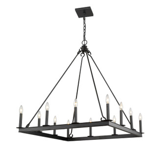 Barclay 12 Light Chandelier in Matte Black (224|482S12MB)