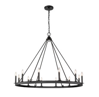 Barclay 12 Light Chandelier in Matte Black (224|482R12MB)