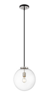 Parsons One Light Pendant in Matte Black / Brushed Nickel (224|477P14MBBN)