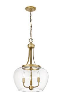 Joliet Three Light Pendant in Olde Brass (224|473P16OBR)