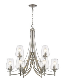 Joliet Nine Light Chandelier in Brushed Nickel (224|4739BN)