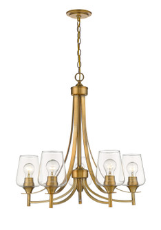 Joliet Five Light Chandelier in Olde Brass (224|4735OBR)