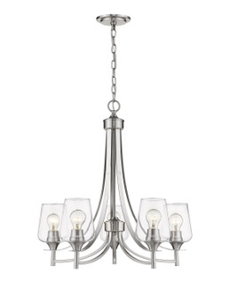 Joliet Five Light Chandelier in Brushed Nickel (224|4735BN)