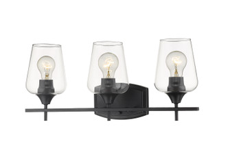 Joliet Three Light Vanity in Matte Black (224|4733VMB)