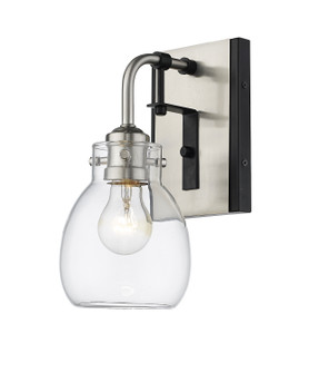 Kraken One Light Wall Sconce in Matte Black + Brushed Nickel (224|4661SMBBN)