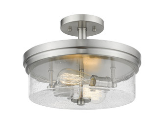 Bohin Two Light Semi Flush Mount in Brushed Nickel (224|464SFBN)