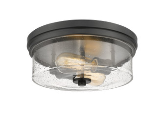 Bohin Two Light Flush Mount in Matte Black (224|464F13MB)
