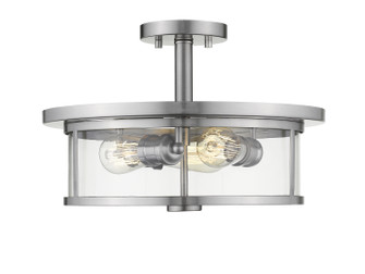 Savannah Three Light Semi Flush Mount in Brushed Nickel (224|462SF16BN)