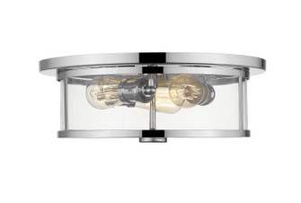 Savannah Three Light Flush Mount in Chrome (224|462F16CH)