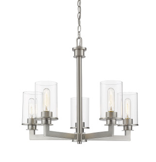 Savannah Five Light Chandelier in Brushed Nickel (224|4625BN)