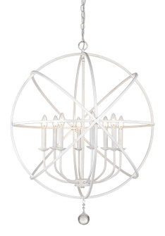 Tull Eight Light Chandelier in Matte White (224|45830MW)