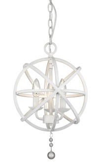 Tull Three Light Chandelier in Matte White (224|45812MW)