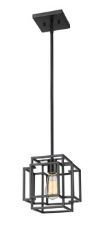 Titania One Light Pendant in Matte Black (224|454MPMB)