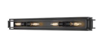 Titania Four Light Vanity in Matte Black (224|4544VMB)