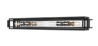 Titania Four Light Vanity in Black + Chrome (224|4544VBKCH)