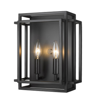 Titania Two Light Wall Sconce in Matte Black (224|4542SMB)