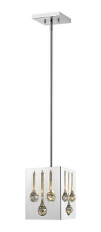 Oberon One Light Pendant in Chrome (224|453SQMPCH)
