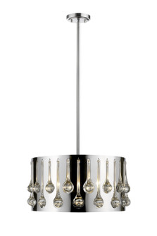 Oberon Four Light Pendant in Chrome (224|45316CH)