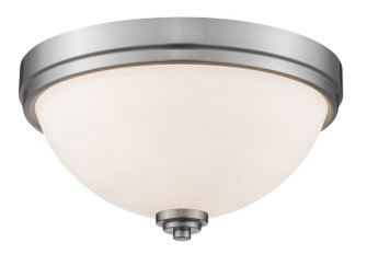 Ashton Two Light Flush Mount in Brushed Nickel (224|443F2BN)