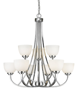 Ashton Nine Light Chandelier in Chrome (224|4439CH)