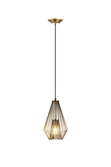 Quintus One Light Pendant in Rubbed Brass (224|442MPRB)
