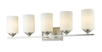 Bordeaux Five Light Vanity in Brushed Nickel (224|4355VBN)