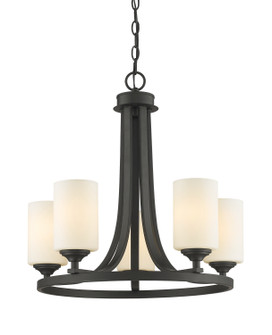 Bordeaux Five Light Chandelier in Bronze (224|4355BRZ)