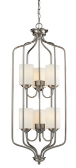 Cardinal Six Light Chandelier in Brushed Nickel (224|43440BN)