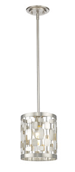 Almet One Light Pendant in Brushed Nickel (224|430MPBN)