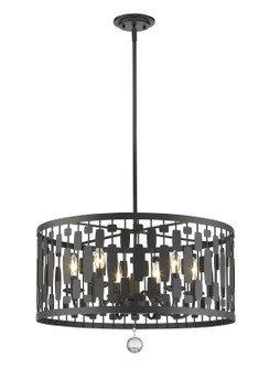 Almet Six Light Chandelier in Bronze (224|430D24BRZ)