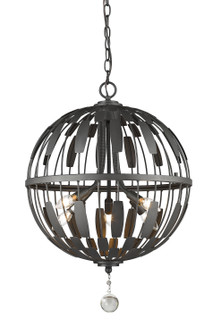 Almet Five Light Chandelier in Bronze (224|430B18BRZ)