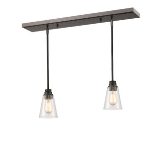 Annora One Light Linear Chandelier in Olde Bronze (224|428MP2OB)