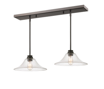 Annora One Light Linear Chandelier in Olde Bronze (224|428MP142OB)