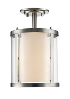 Willow Three Light Semi Flush Mount in Brushed Nickel (224|426SFBN)