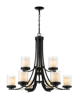 Willow Nine Light Chandelier in Matte Black (224|4269MB)