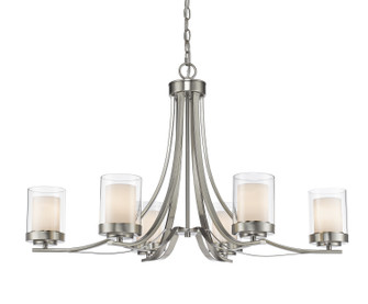 Willow Six Light Chandelier in Brushed Nickel (224|4266BN)