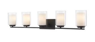 Willow Five Light Vanity in Matte Black (224|4265VMB)