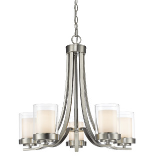 Willow Five Light Chandelier in Brushed Nickel (224|4265BN)