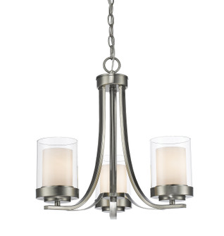 Willow Three Light Chandelier in Brushed Nickel (224|4263CBN)