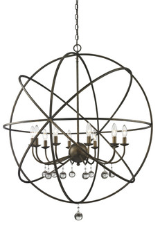 Acadia Ten Light Chandelier in Golden Bronze (224|41636)