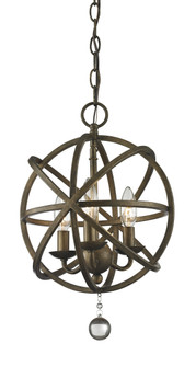 Acadia Three Light Chandelier in Golden Bronze (224|41612)