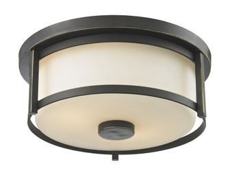 Savannah Two Light Flush Mount in Olde Bronze (224|413F11)