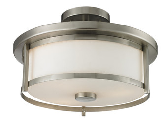 Savannah Two Light Semi Flush Mount in Brushed Nickel (224|412SF14)