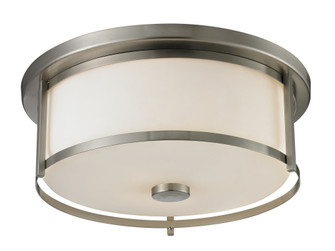 Savannah Three Light Flush Mount in Brushed Nickel (224|412F16)