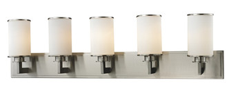Savannah Five Light Vanity in Brushed Nickel (224|4125V)