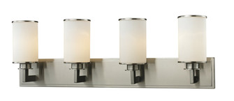 Savannah Four Light Vanity in Brushed Nickel (224|4124V)