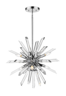 Burst Six Light Chandelier in Chrome (224|40036CH)